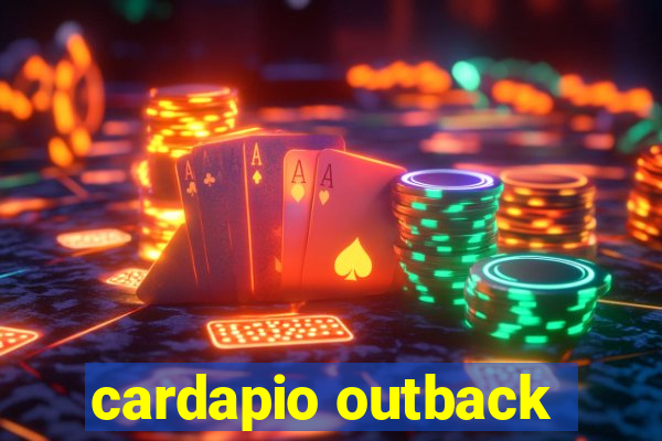 cardapio outback